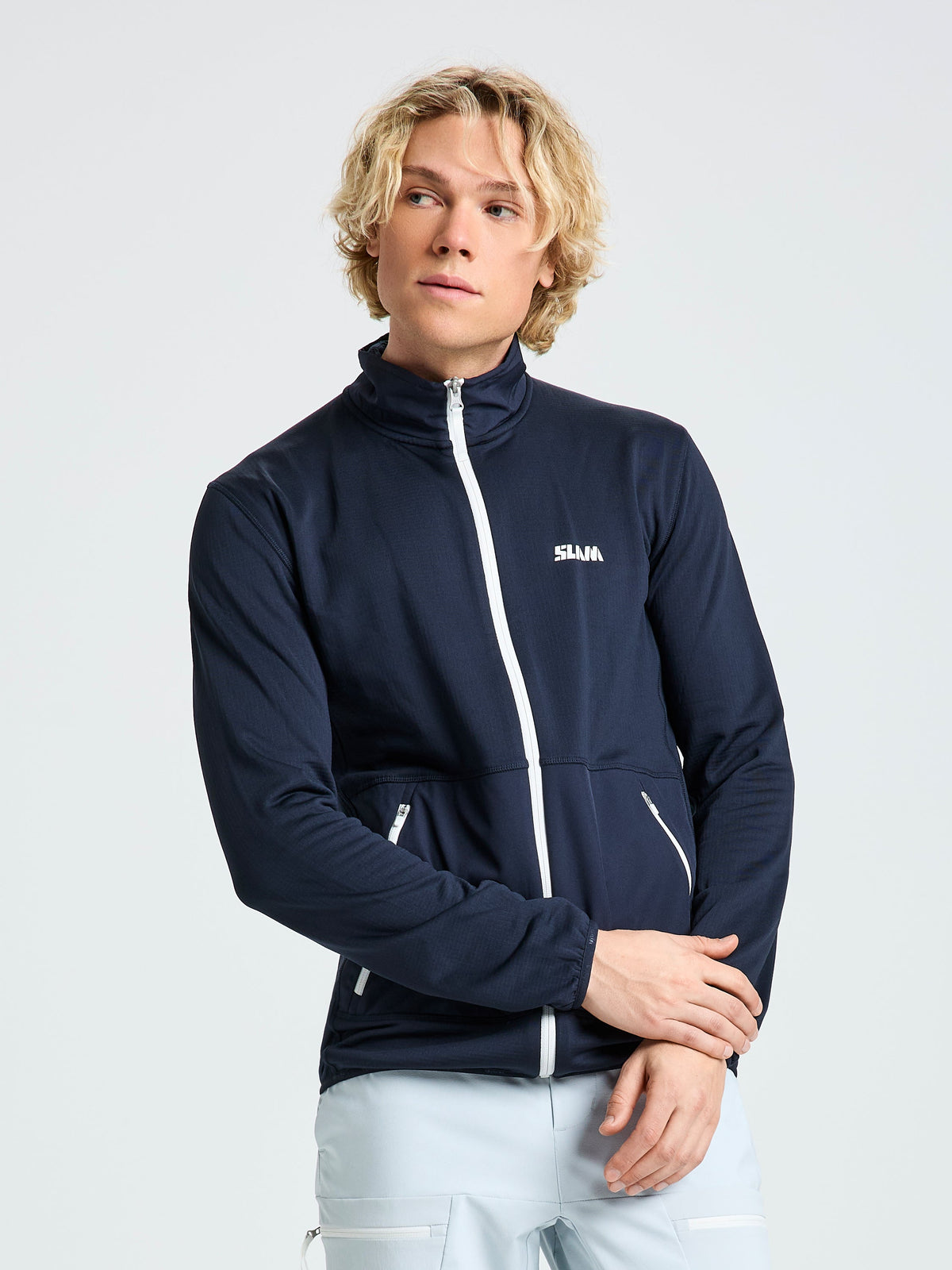 Altura FZ LGT Grid Fleece Dark Navy