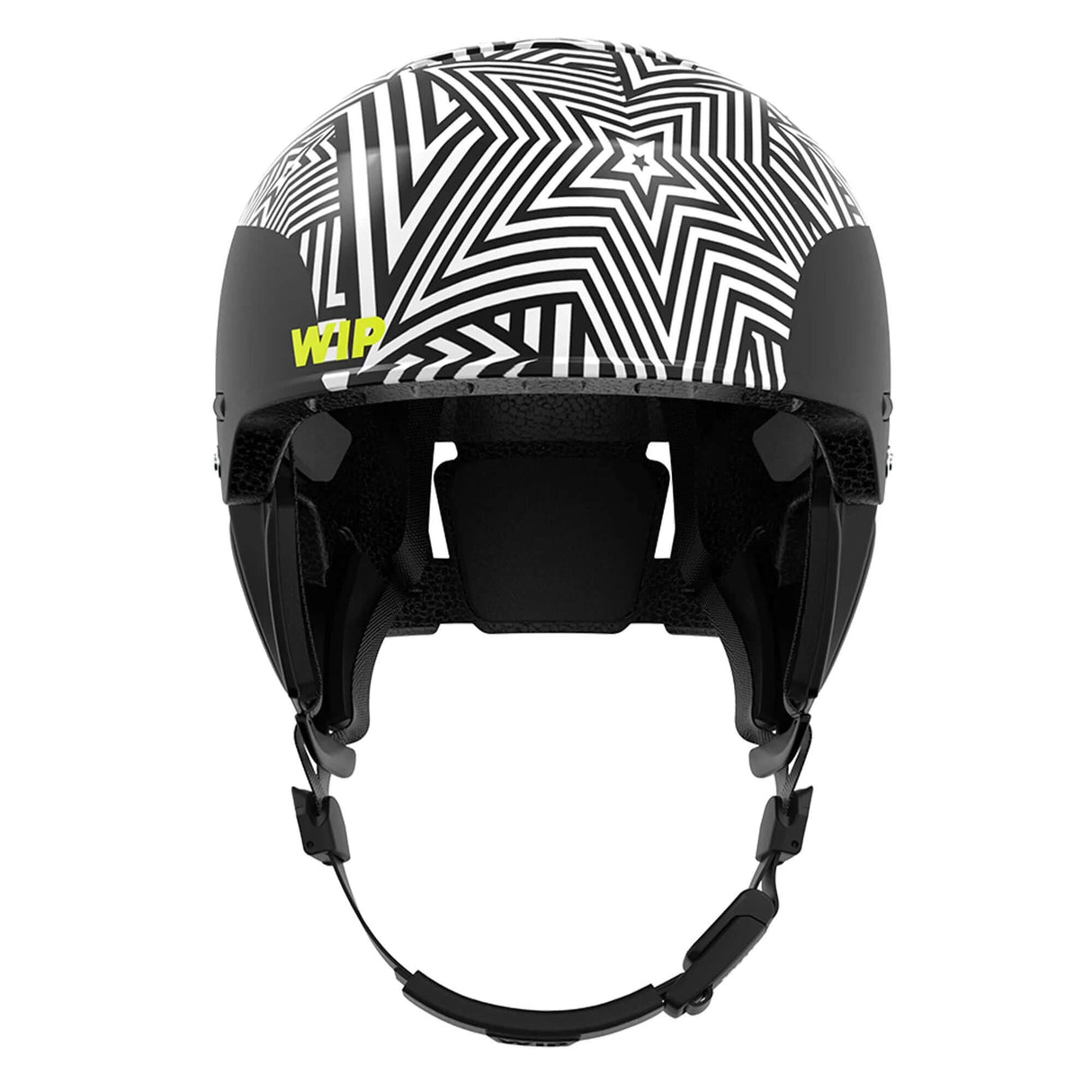 Casque WIFLEX PRO 2.0 vue de face avec motifs en étoile, léger et apprécié pour les sports nautiques.