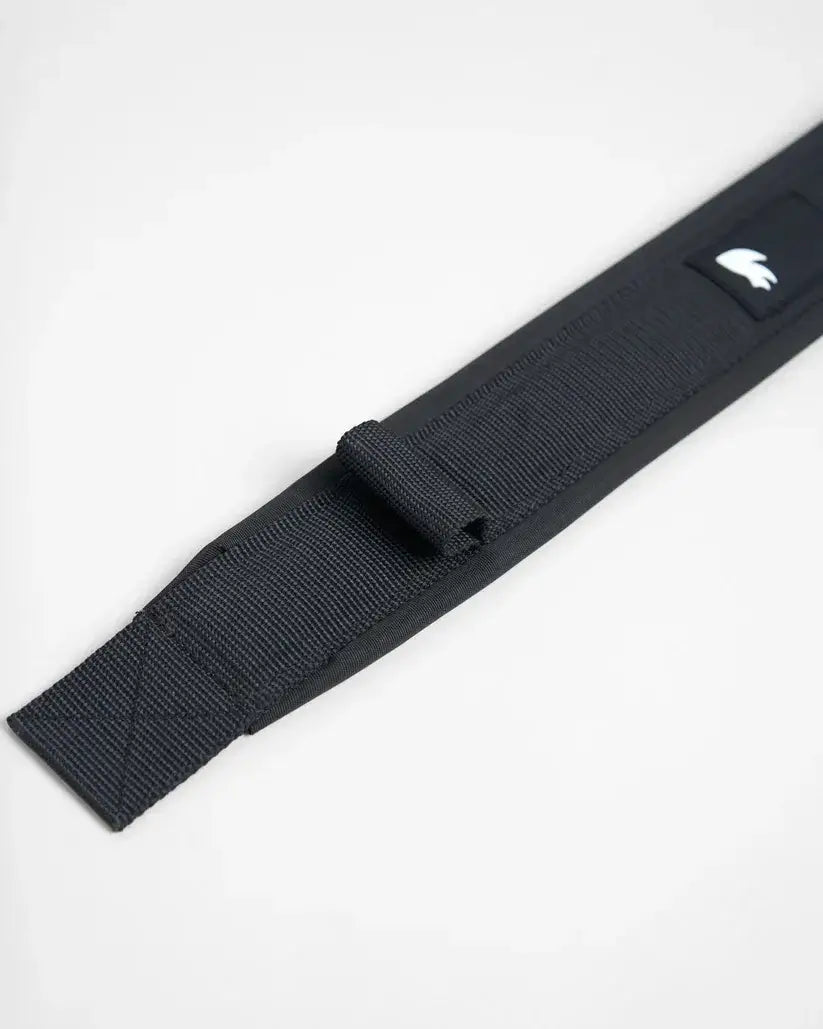 Sangle de rappel 29er de la marque Rooster, sangle de maintien rembourrée en noir.