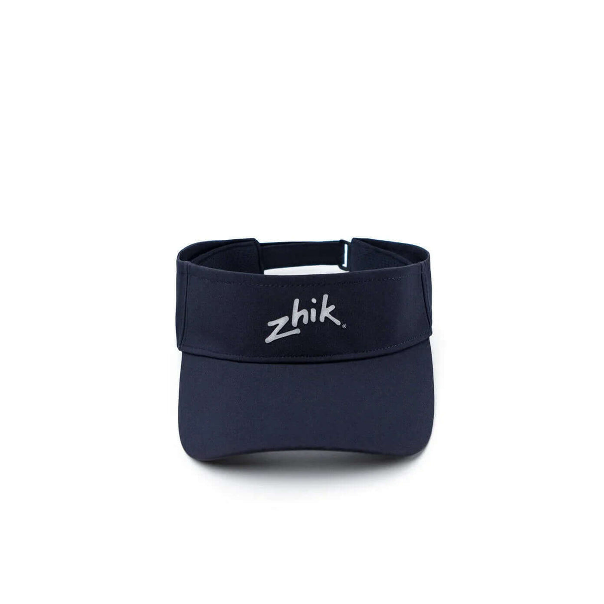 Visière zhik navy avec tissu extérieur durable et réglage facile pour un confort optimal.