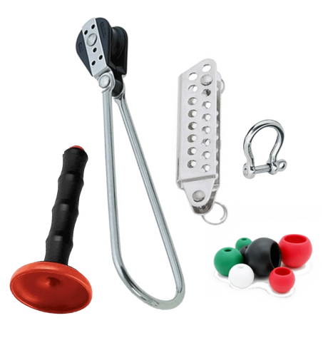 Terminaisons, manilles, boules d'arrêt, crochets...