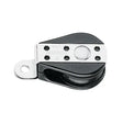 Bullet plat pont pivotante 29 mm, poulie de guidage avec un réa de 29 mm pour charges légères et élevées.
