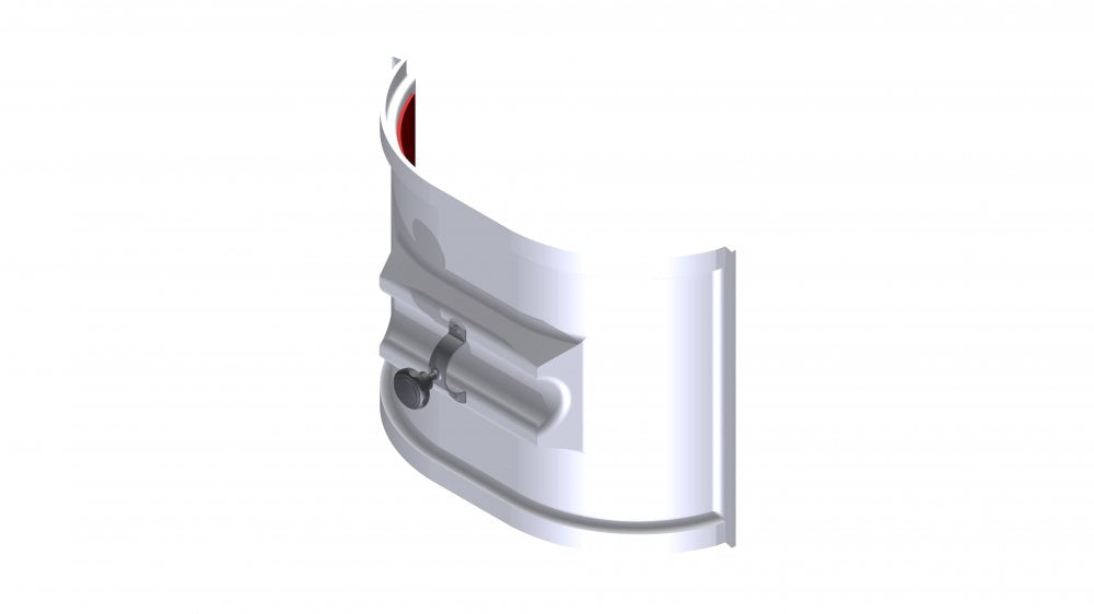 Ber UNIPLUS-50 CadKat symétrique rond large – tube Ø 50 mm