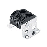 Image of Bullet verticale double 29 mm, poulie Harken à faible friction avec montage fixe.