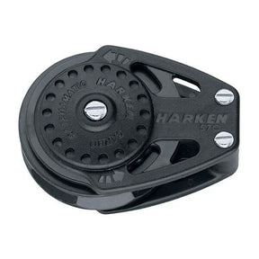 Poulie Carbo 57 mm Ratchamatic à plaquer, système à cliquet, réa de 57 mm, pour navigation.