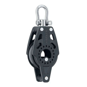Poulie Carbo simple Ringot 40 mm avec réa de 40 mm, poids ultra-léger de 48 g, conçue pour la performance et la robustesse.