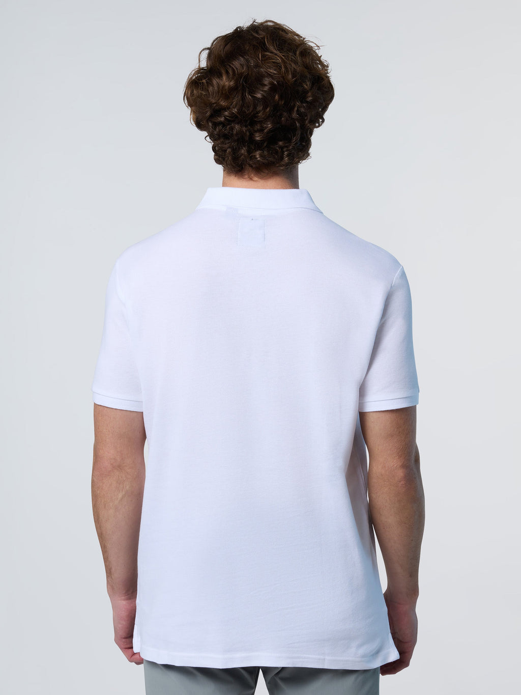Polo en piqué North Sails - White