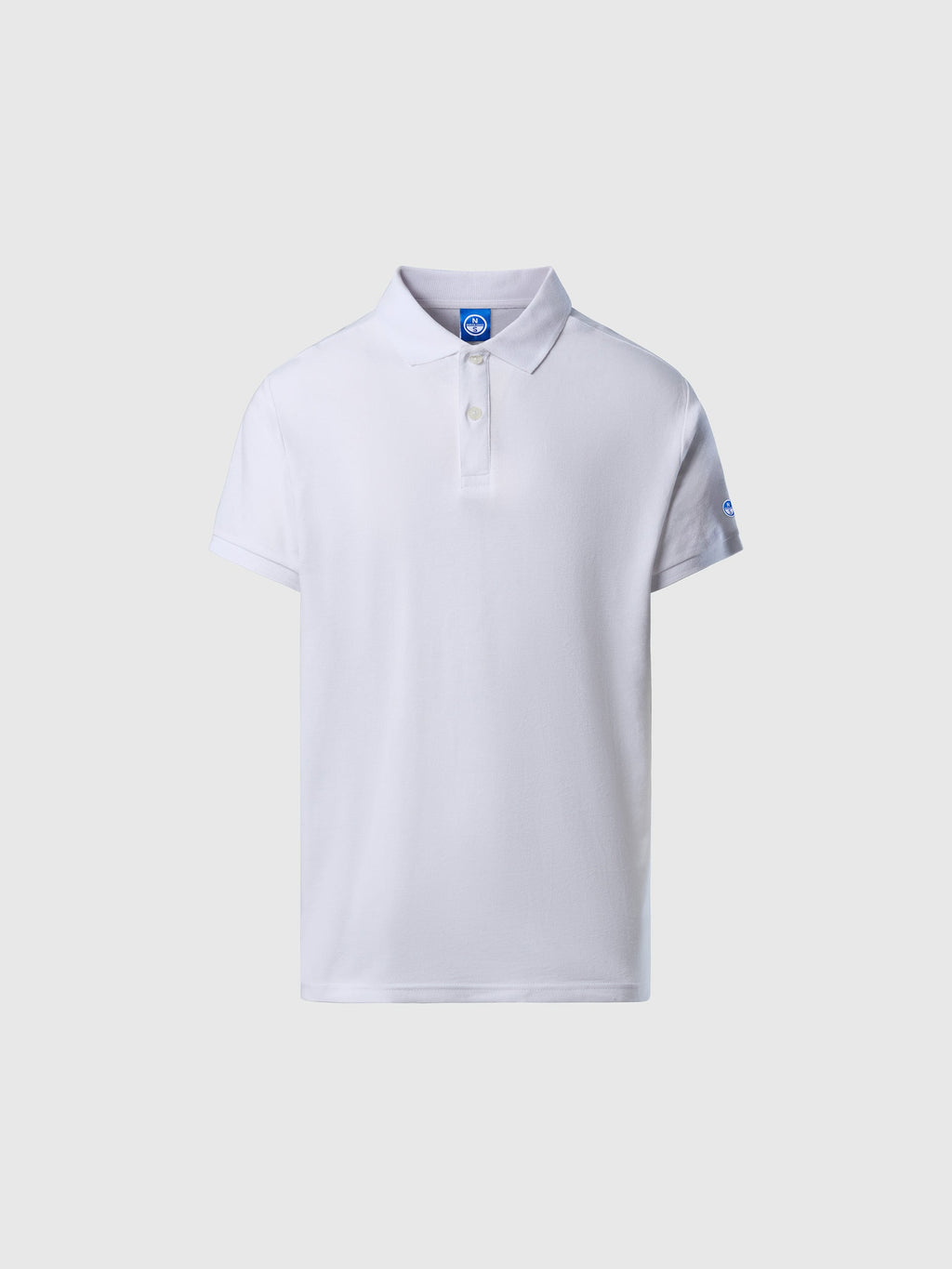 Polo en piqué North Sails - White