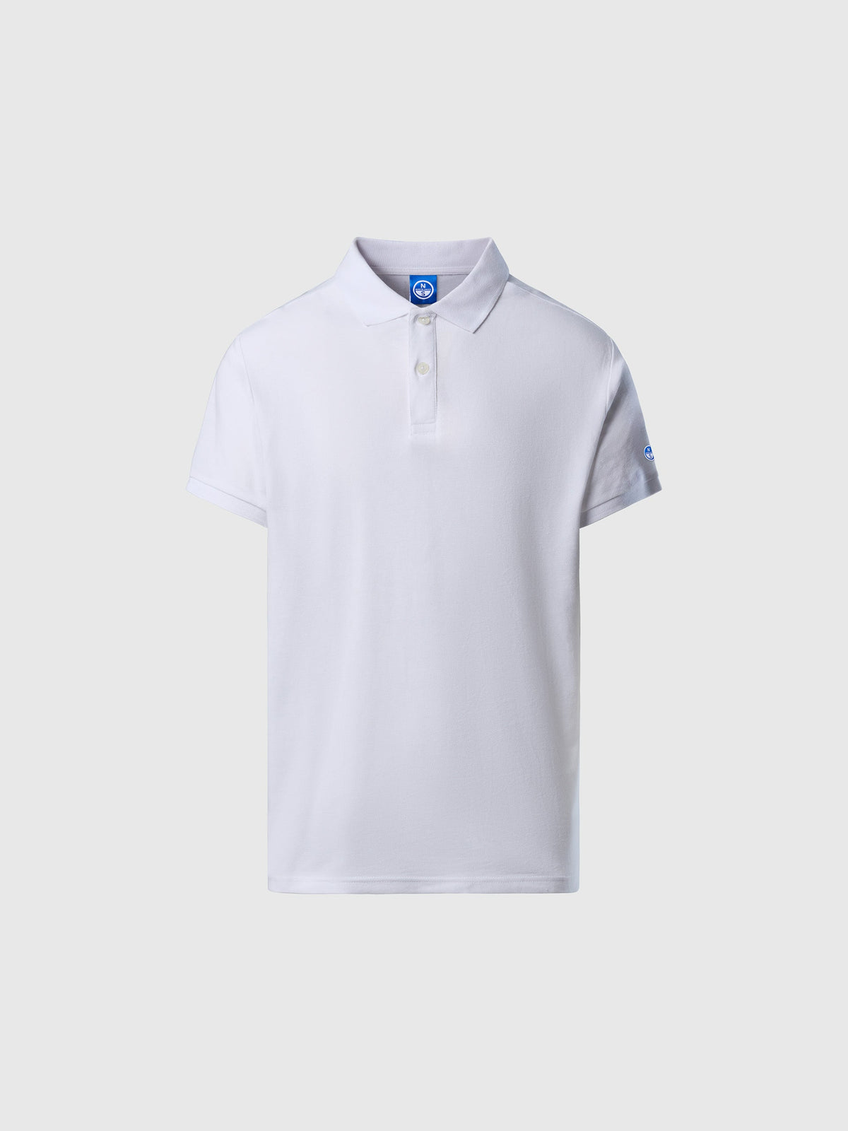 Polo en piqué North Sails - White