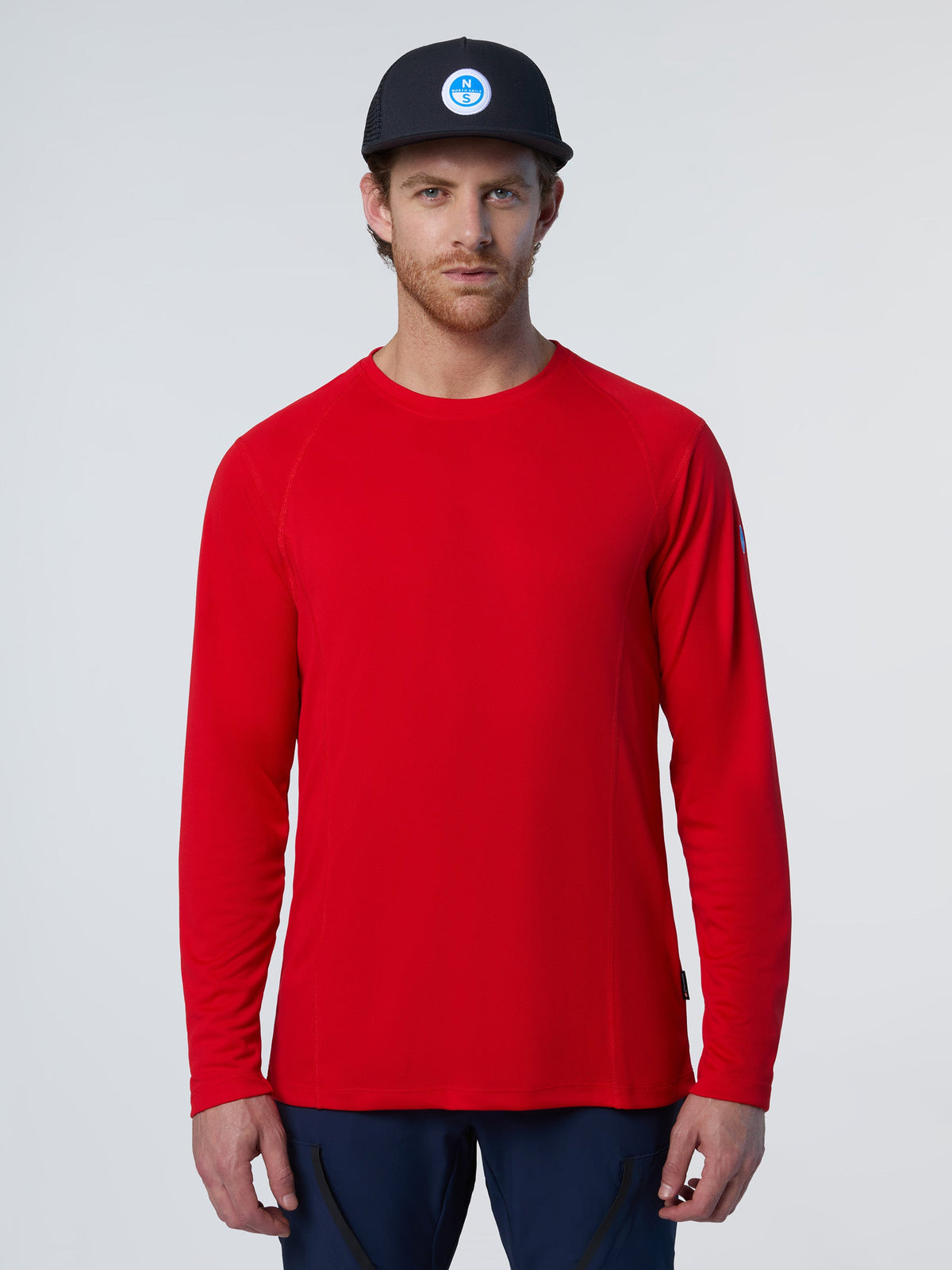 T-shirt Regatta Tech manches longues North Sails - Fiery Red