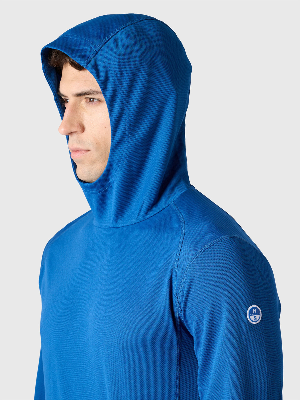 T-shirt Regatta Tech manches longues à capuche North Sails - Ocean Blue