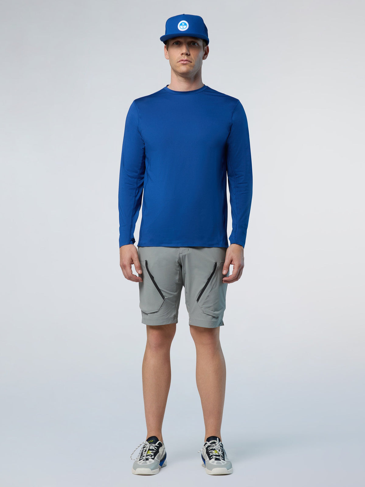 T-shirt GP manches longues North Sails - Ocean Blue