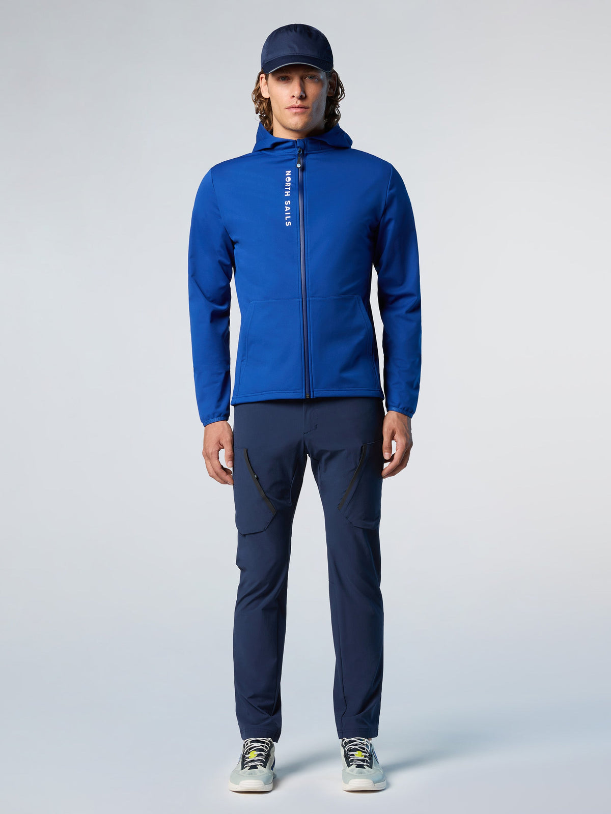 Sweat zippé à capuche Race SoftShell+™ North Sails - Ocean Blue