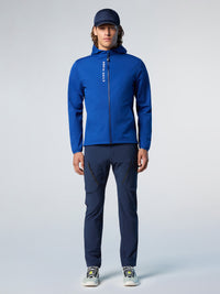 Sweat zippé à capuche SoftShell+ North Sails - Ocean Blue
