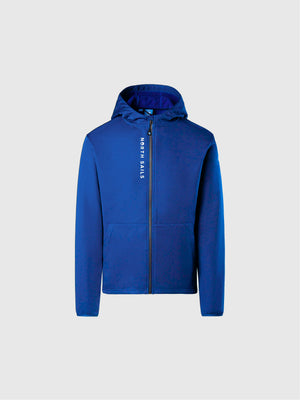 Sweat zippé à capuche SoftShell+ North Sails - Ocean Blue