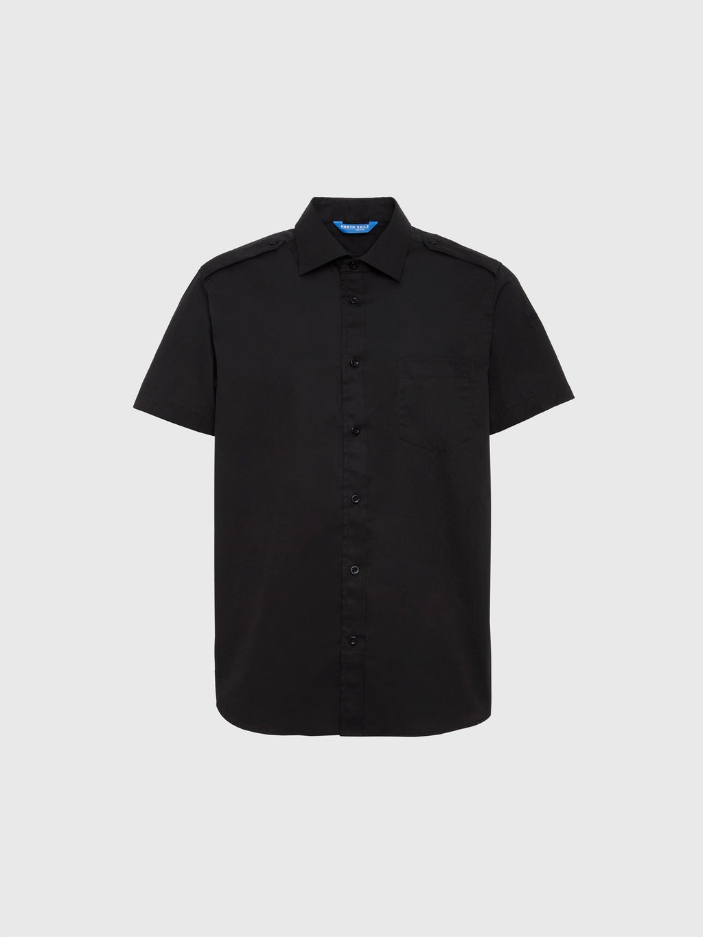 Chemise manches courtes à épaulettes North Sails - Black