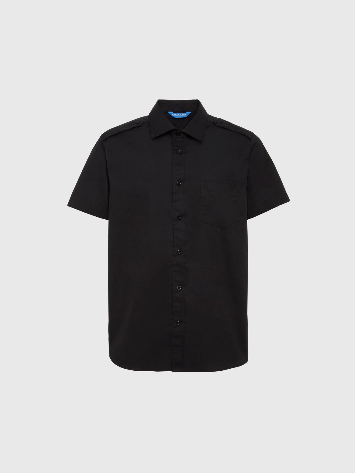 Chemise manches courtes à épaulettes North Sails - Black