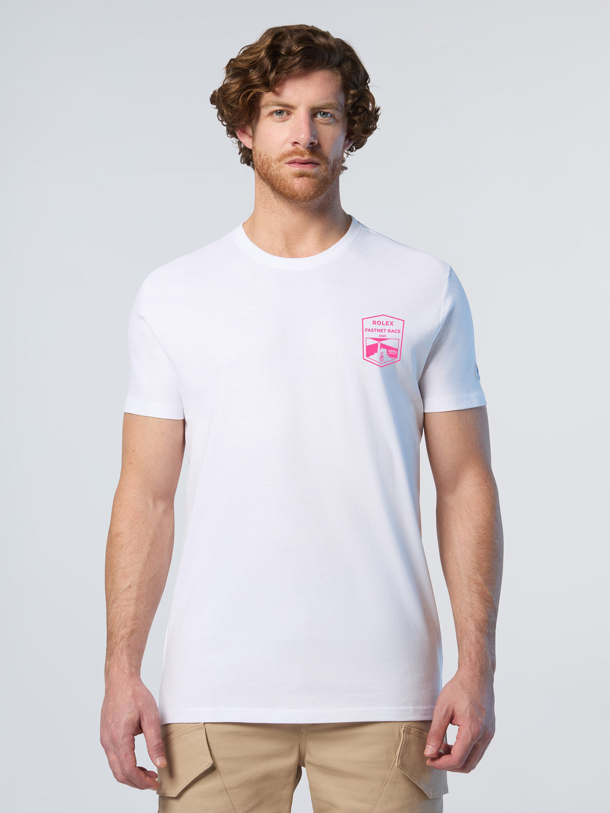 T-shirt coton Rolex Fastnet 2025 North Sails - White