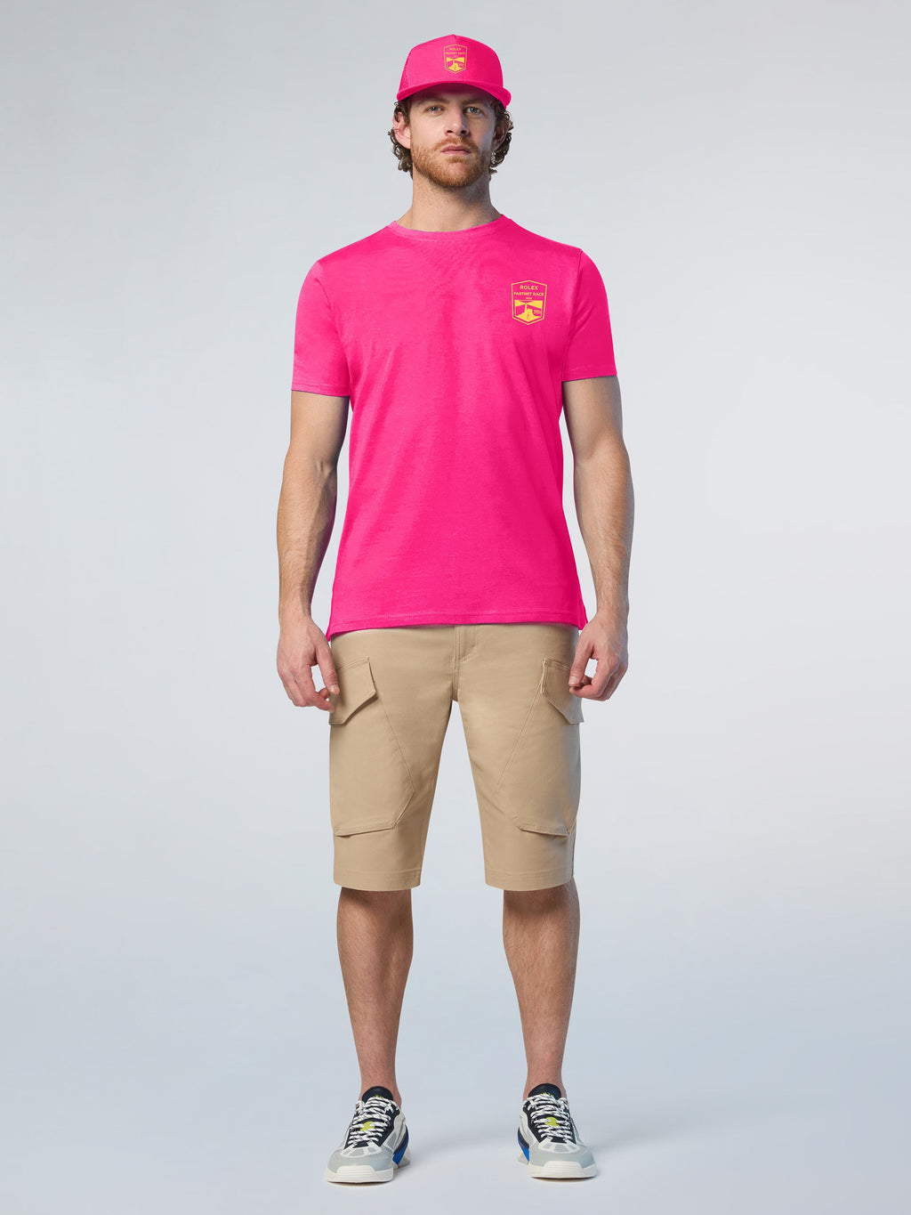 T-shirt coton Rolex Fastnet 2025 North Sails - Fuxia Purple