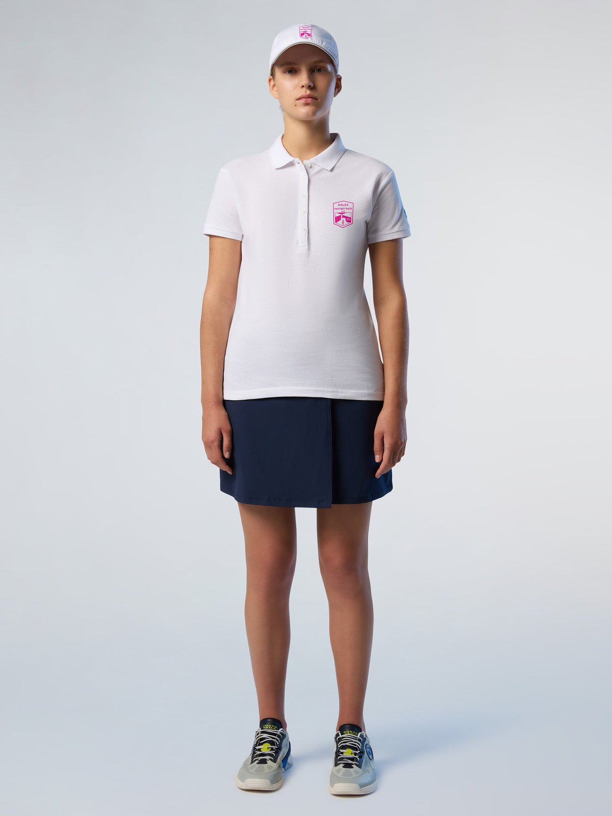 Polo en piqué Rolex Fastnet 2025 North Sails Femme - White