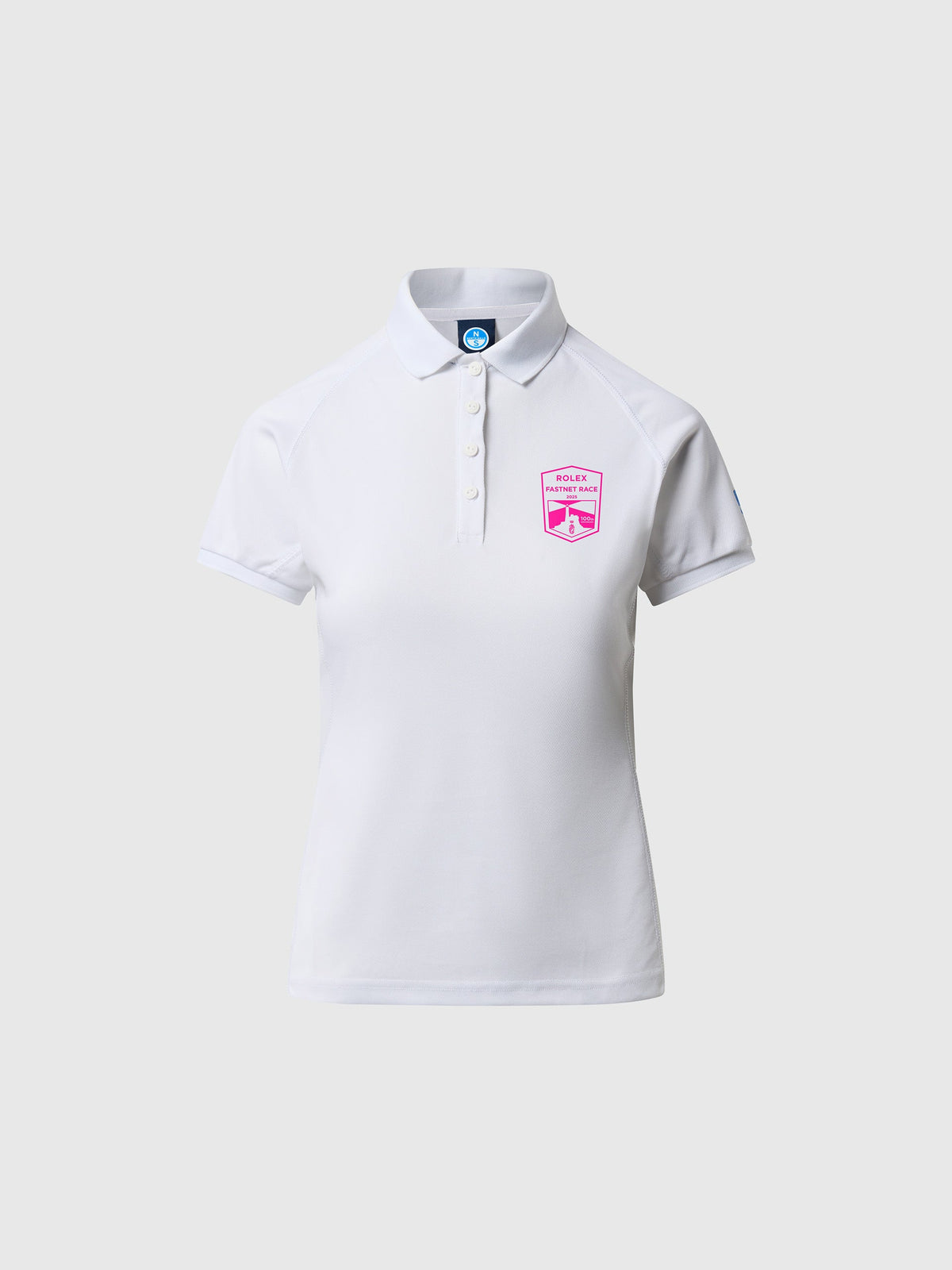 Polo en piqué Rolex Fastnet 2025 North Sails Femme - White