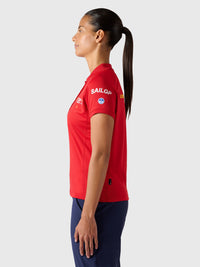 Polo Regatta SailGP North Sails Femme - Red