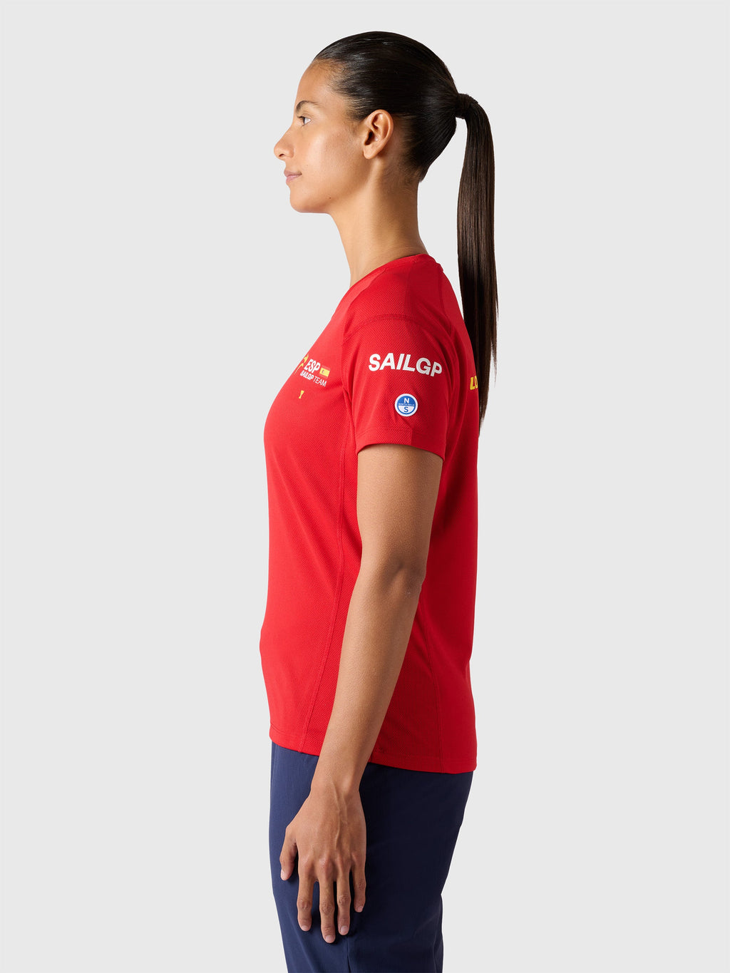 T-shirt technique SailGP North Sails Femme - Red