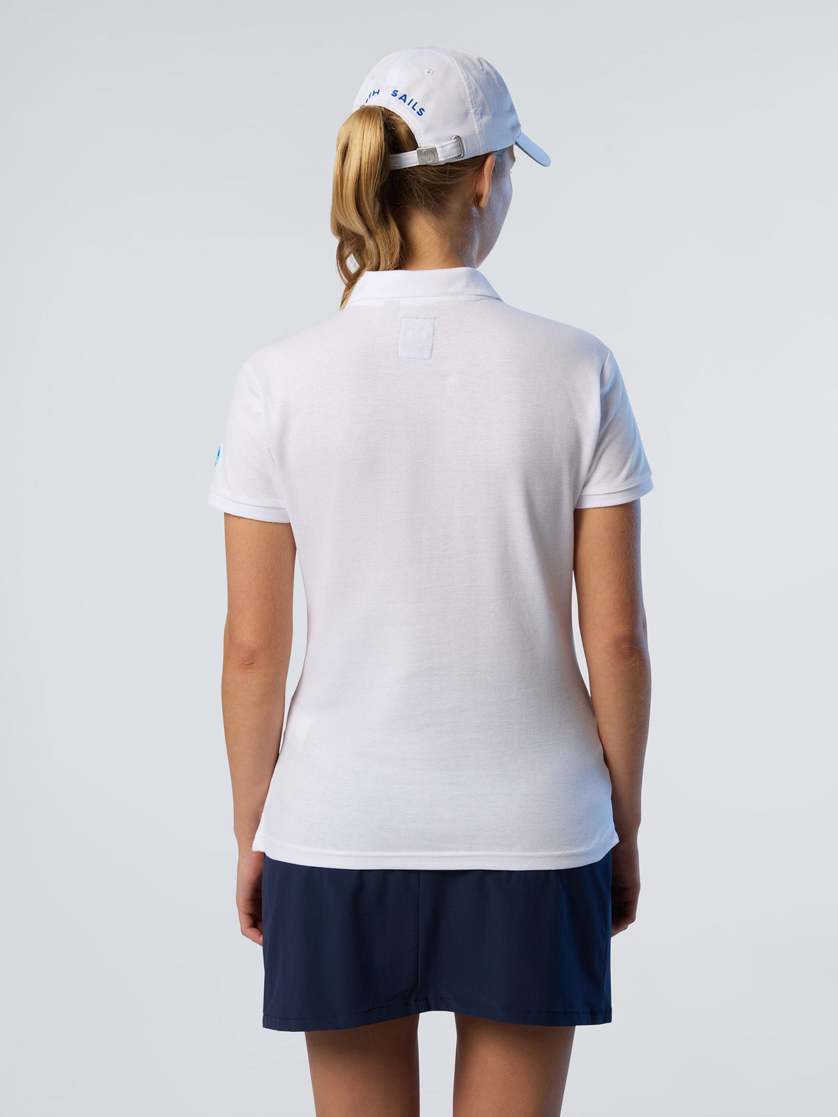 Polo en piqué North Sails Femme - White