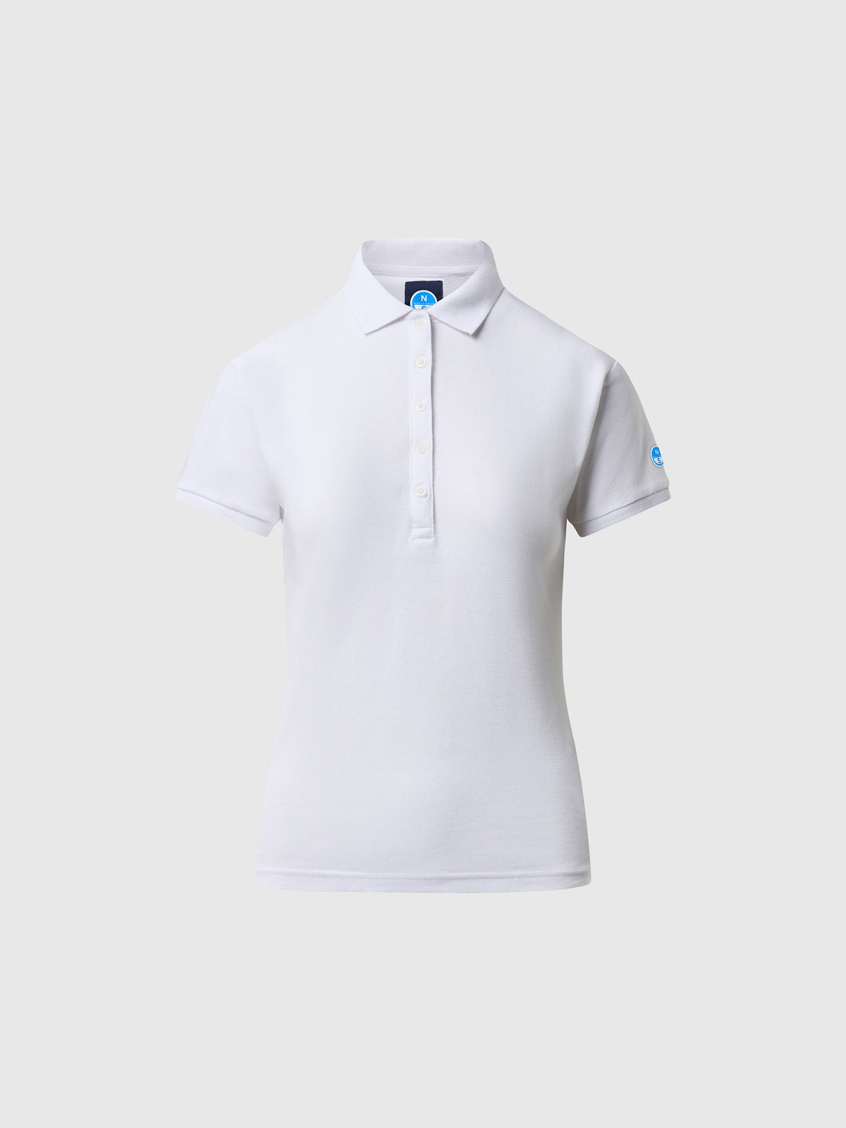 Polo en piqué North Sails Femme - White