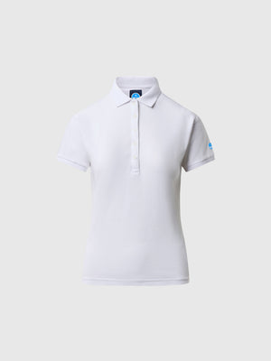 Polo en piqué North Sails Femme - White