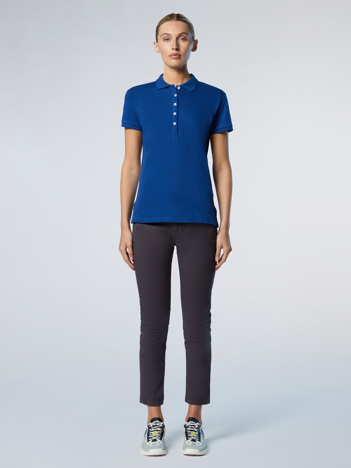 Polo en piqué North Sails Femme - Ocean Blue