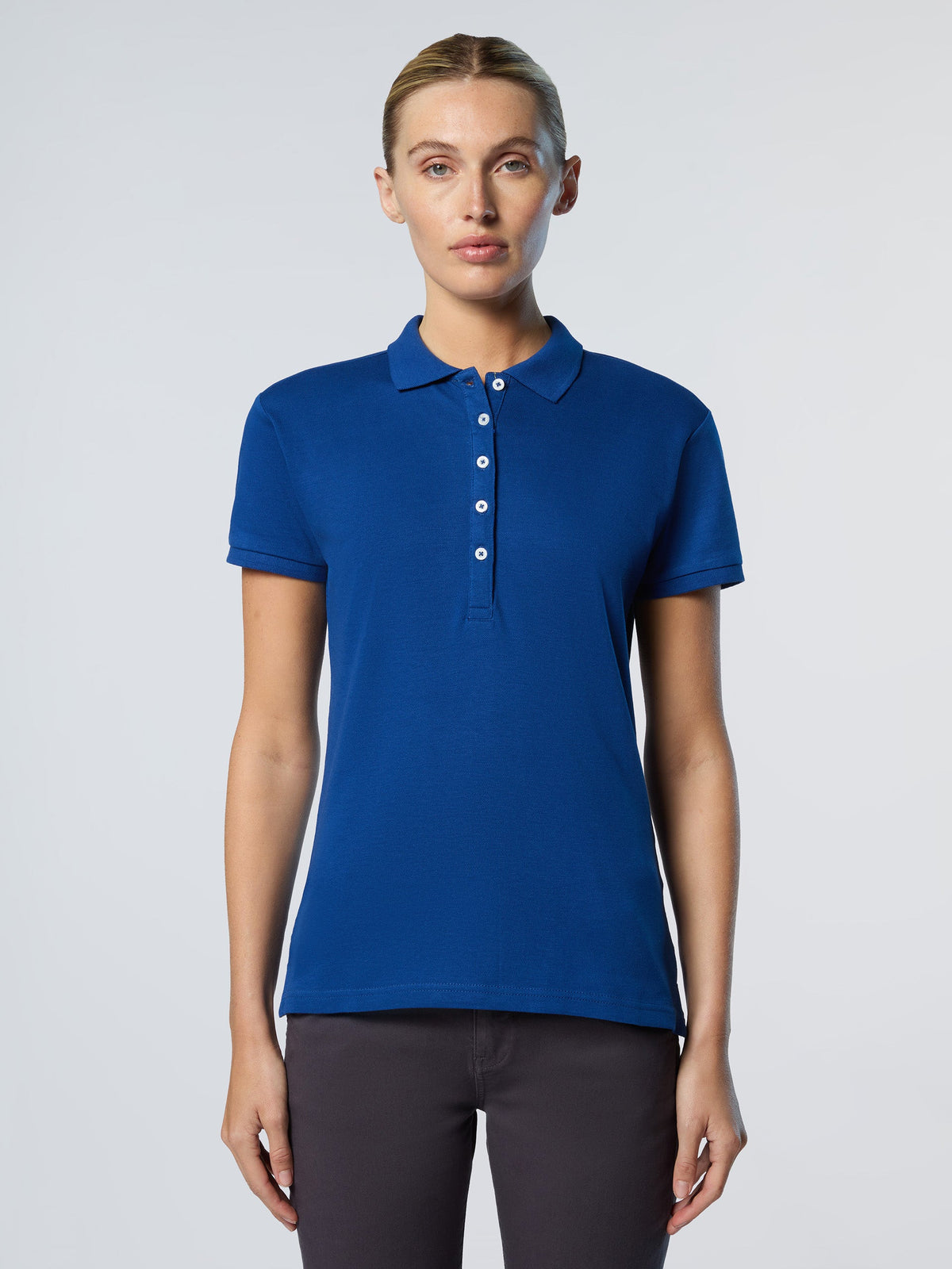 Polo en piqué North Sails Femme - Ocean Blue