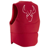Gilet d'aide à la flottabilité FLOW NEO VEST 50N en néoprène rouge super extensible et ultra fin.