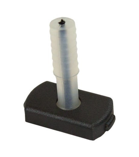 Articulation caoutchouc de stick avec renfort, pièce solide pour fixation durable, conçue pour tubes de 16 mm.