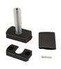 Articulation caoutchouc de stick et accessoires pour installation fiable et durable.