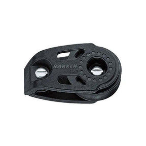 Poulie Carbo à plaquer 29 mm, poulie compacte Harken, légèreté, faible coefficient de friction, réglages précis.