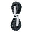 Poulies Carbo opposées 29mm avec un réa de 29 mm, design innovant pour une charge de travail maximale de 150 kg.