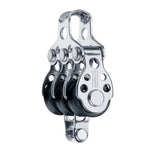 Air-Block triple à Ringot 16 mm avec technologie de roulement Harken et billes en acier inoxydable.