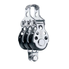 Air-Block triple à Ringot 16 mm avec technologie de roulement Harken et billes en acier inoxydable.