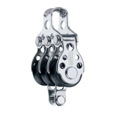 Air-Block triple à Ringot 16 mm avec technologie de roulement Harken et billes en acier inoxydable.