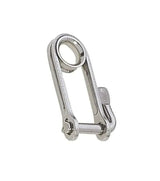 Manille imperdable Ø5mm - 14/40mm + anneau Ø12 en inox A4 avec manillon imperdable.