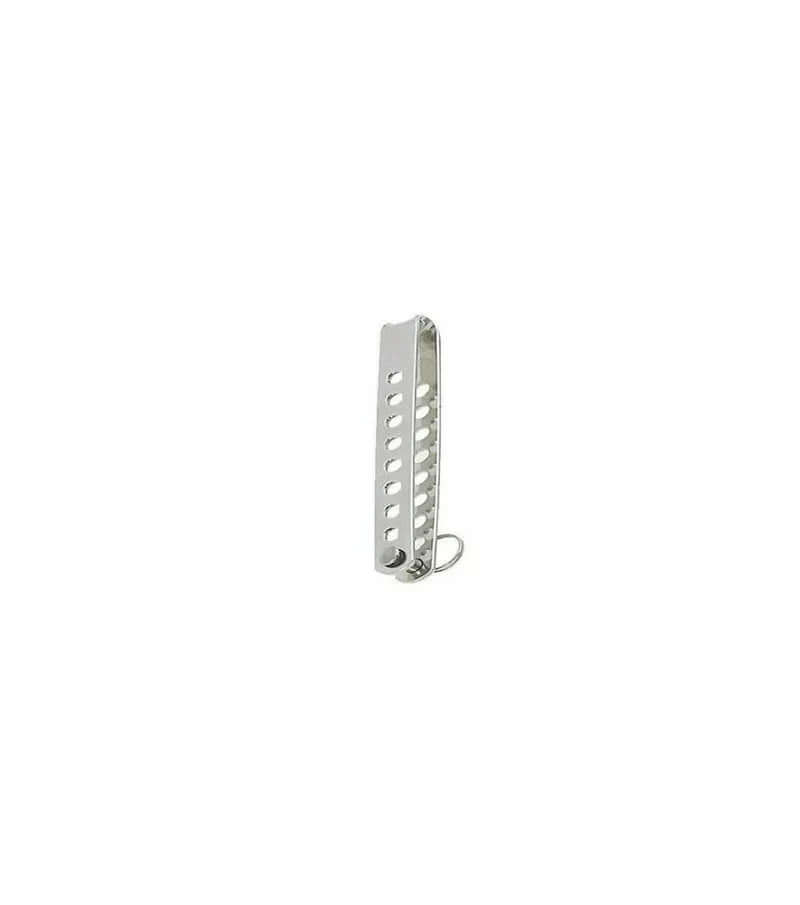 Latte ridoir en U Ø6 X 120mm en acier inoxydable avec profil U pour solidité.