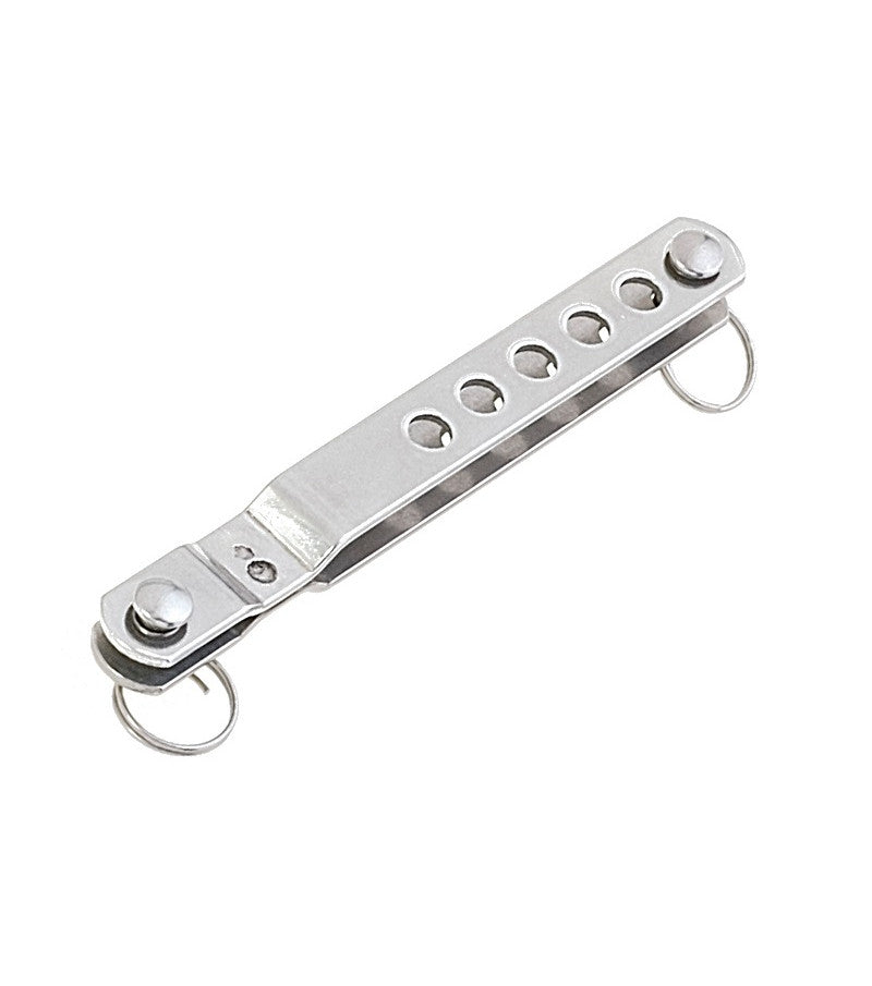 Double stainless steel turnbuckle batten with 7+1 holes