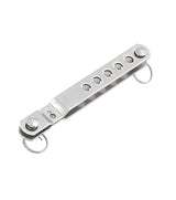 Double stainless steel turnbuckle batten with 7+1 holes