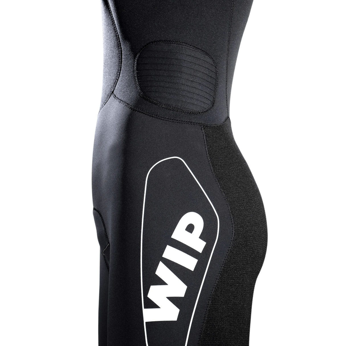 Combinaison NEO LONG JOHN WOMEN MK2 côté, montrant le néoprène airprene et les détails de conception.