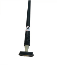 Stick aluminium Ø20 X 2.50m avec gaine X-Gripp anti-dérapante et articulation souple.