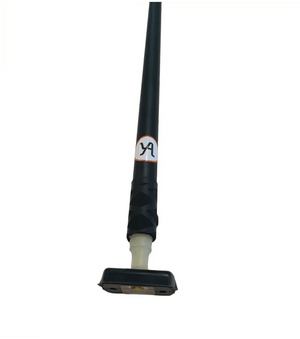 Stick aluminium Ø20 X 2.50m avec gaine X-Gripp anti-dérapante et articulation souple.