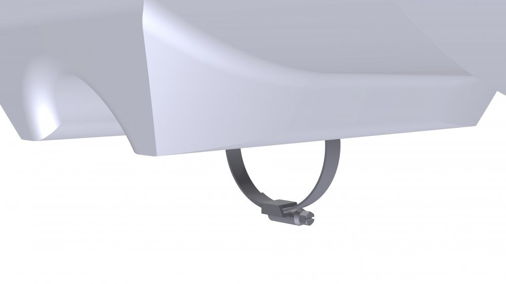 Ber de remorque UNIPLUS-50 CadKat avec collier – tube Ø 50 mm