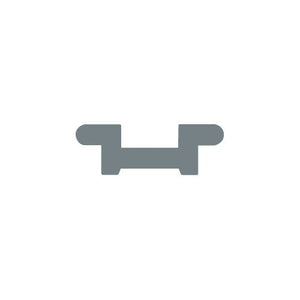 Rail en T mini 22 mm usiné et percé Allen