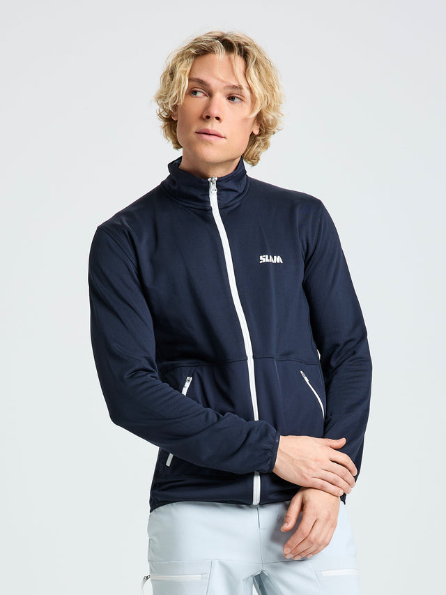 Altura FZ LGT Grid Fleece Dark Navy
